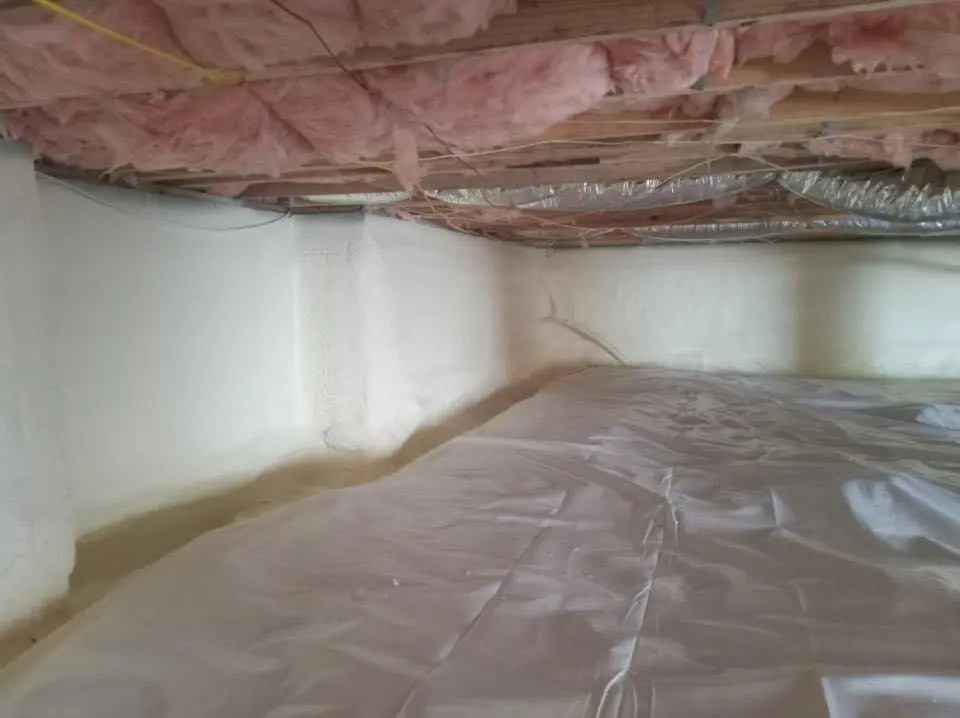 Crawl space encapsulation with closed-cell spray foam for Roof Maintenance in Pleasant Run
